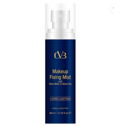 Cvb Make-Up Fixing Mist with Rose water & Green Tea Long Lasting