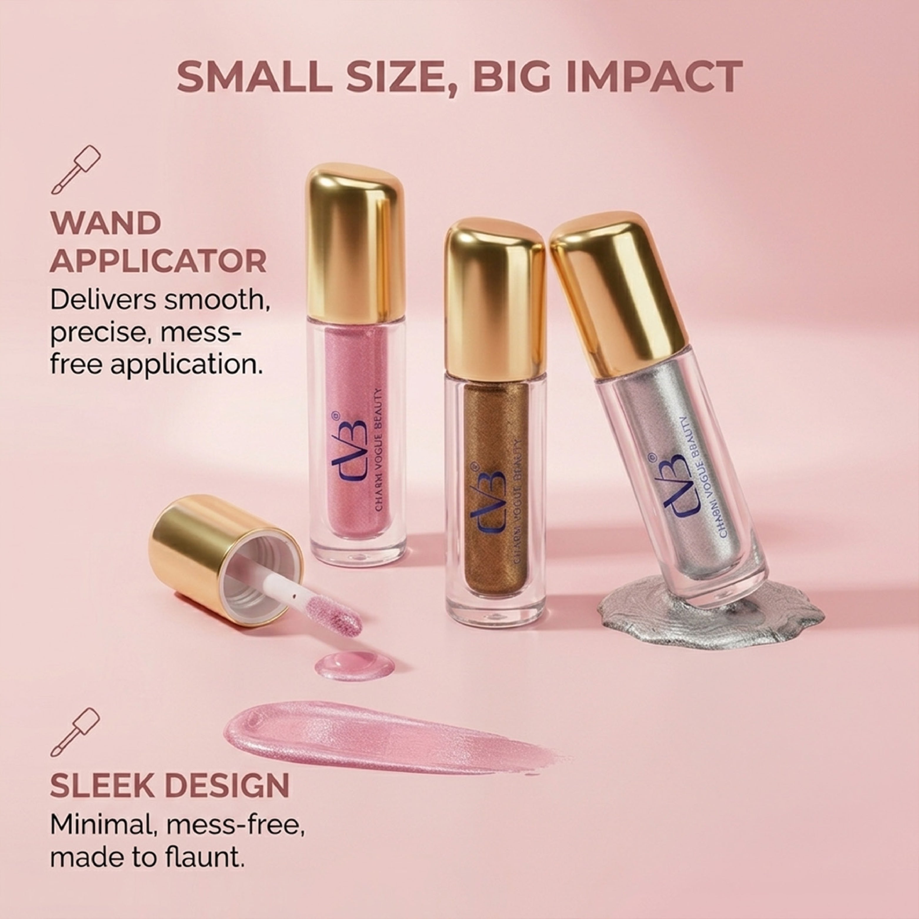 CVB Metallic glow Liquid Eye Shadow