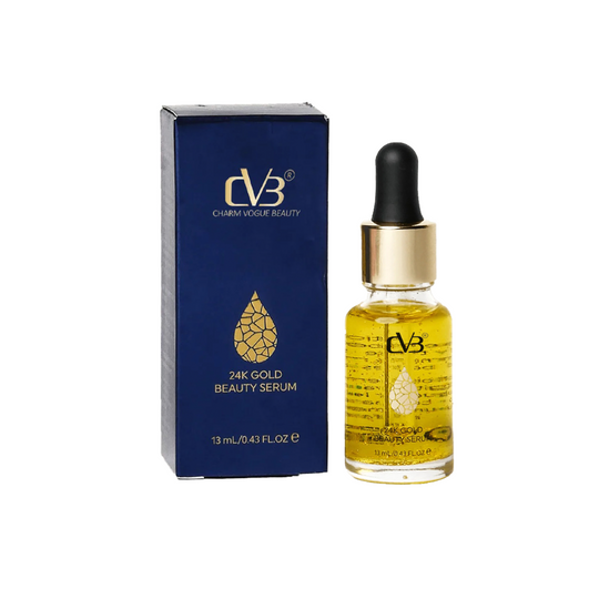 CVB 24K Gold Face Beauty Serum – Radiance-Boosting, Anti-Aging Facial Serum for Glowing & Hydrated Skin | Lightweight, Non-Greasy Formula for All Skin Types