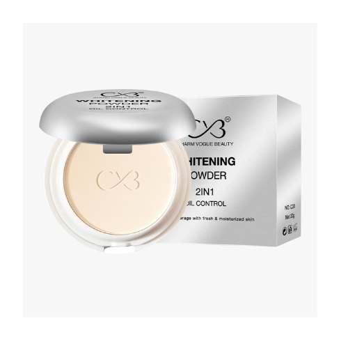 Cvb Whitening Powder 2 in 1  oil control perfect coverage with fresh & moisturized skin