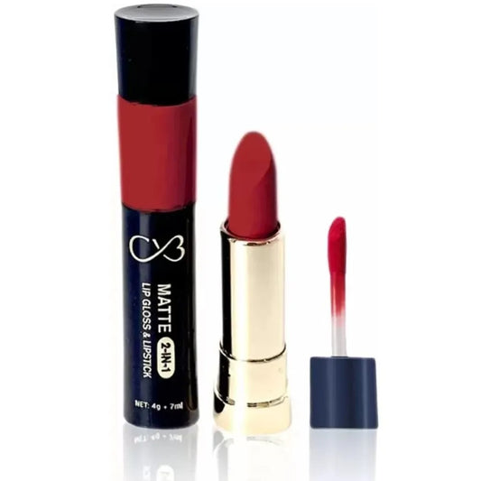 CVB Matte 2-in-1 Lip Gloss & Lipstick