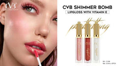 CVB SHIMMER BOMB LIP GLOSS WITH VITAMIN E SUPER SOFT PIGMENT