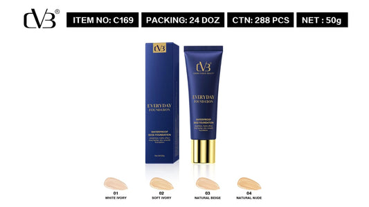 CVB EYERYDY FOUNDATION  WATERPROOF BASE FOUNDATION NET 50G