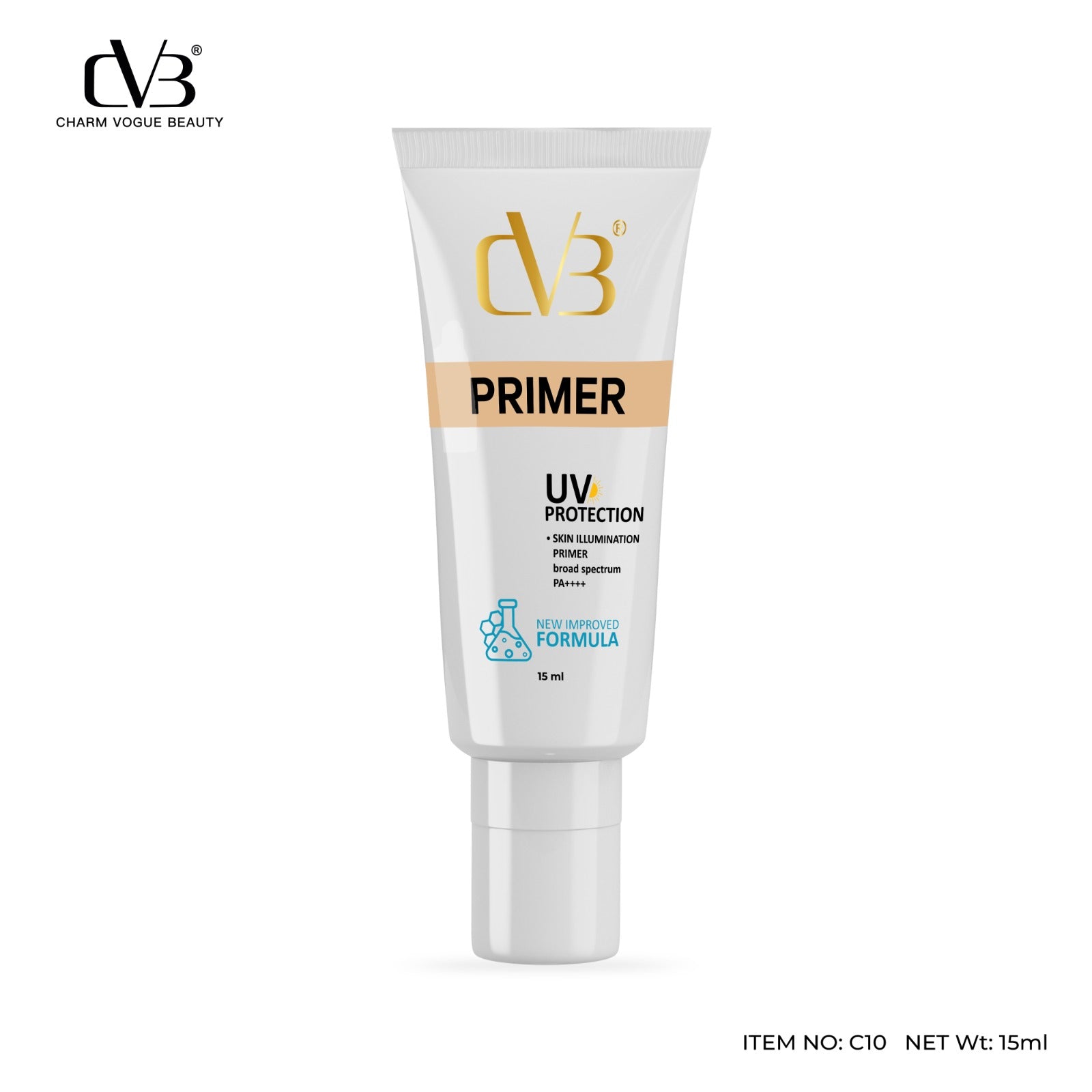 CVB PRIMER UV PROTECTION  SKIN ILLUMINATOR PRIMER BROAD SPECTRUM PA++++