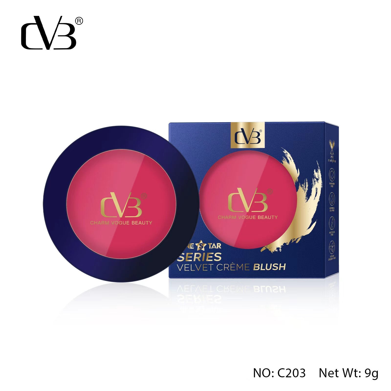 CVB Cine Star Series Velvet Creme Blush