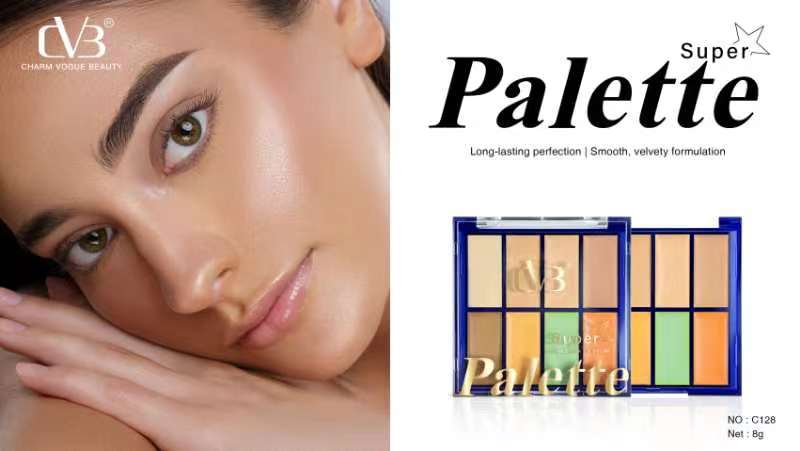 Cvb Super Concealer Palette 8 color Long Lasting perfection c128
