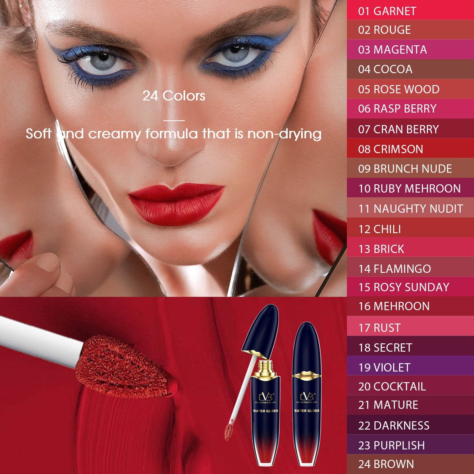 CVB  Silk Matte Super Gloss  Non Transfer  6ml C185