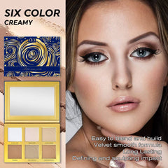 Cvb Perfect Contour Palette  Velvet Smooth Formula , Easy To blend & Build Defining & Sculpting Impact Long Lasting C218