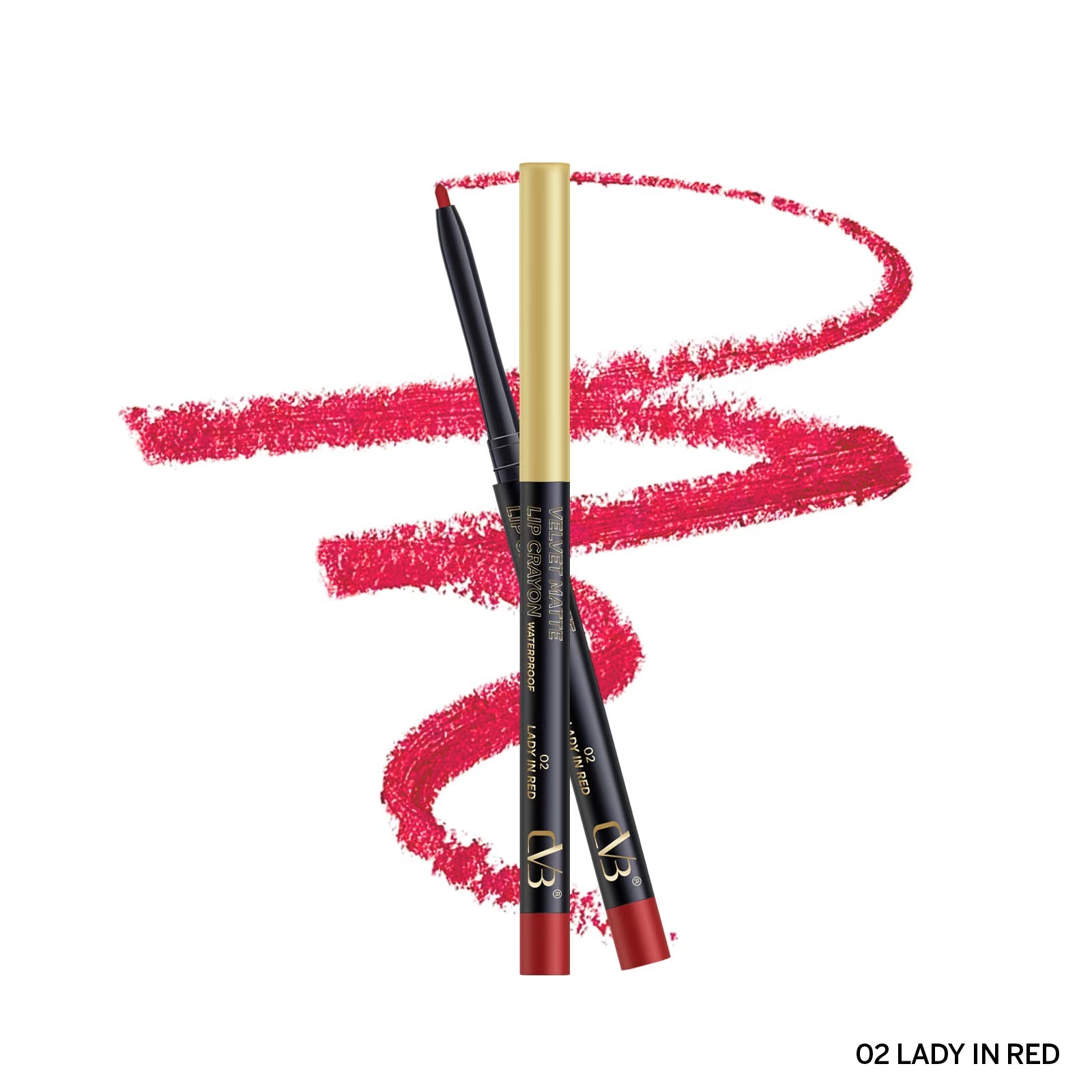 CVB  Velvet Matte Lip Crayon Wateroroof Color Contour  C189