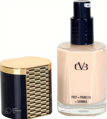 CVB Prep + Prime Fix + Shimmer Foundation