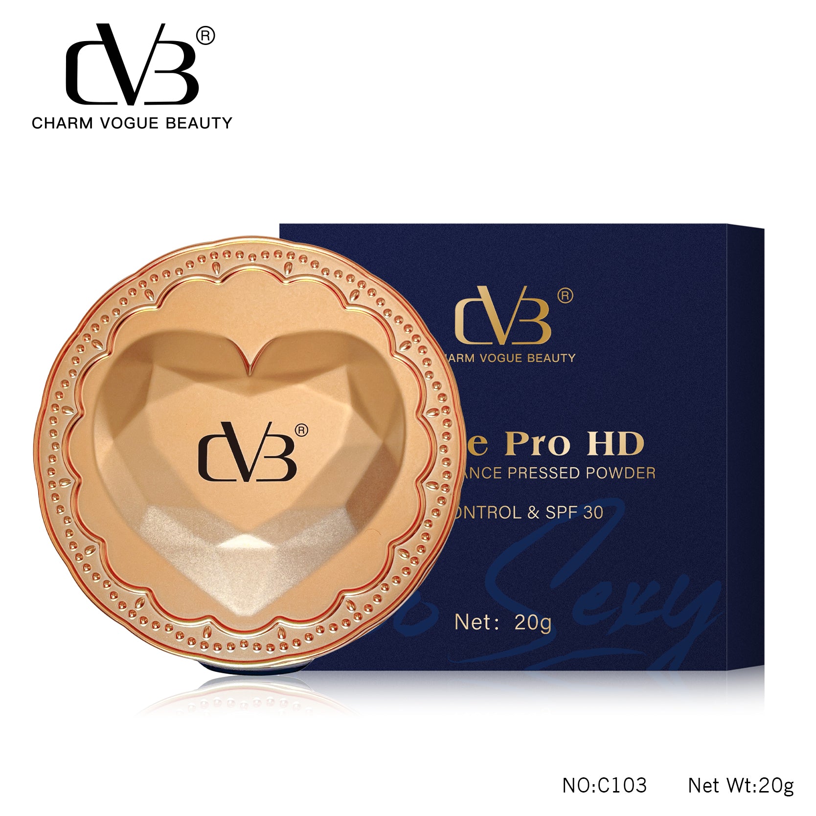 Cvb Hd Matte Brilliance Pressed Powder