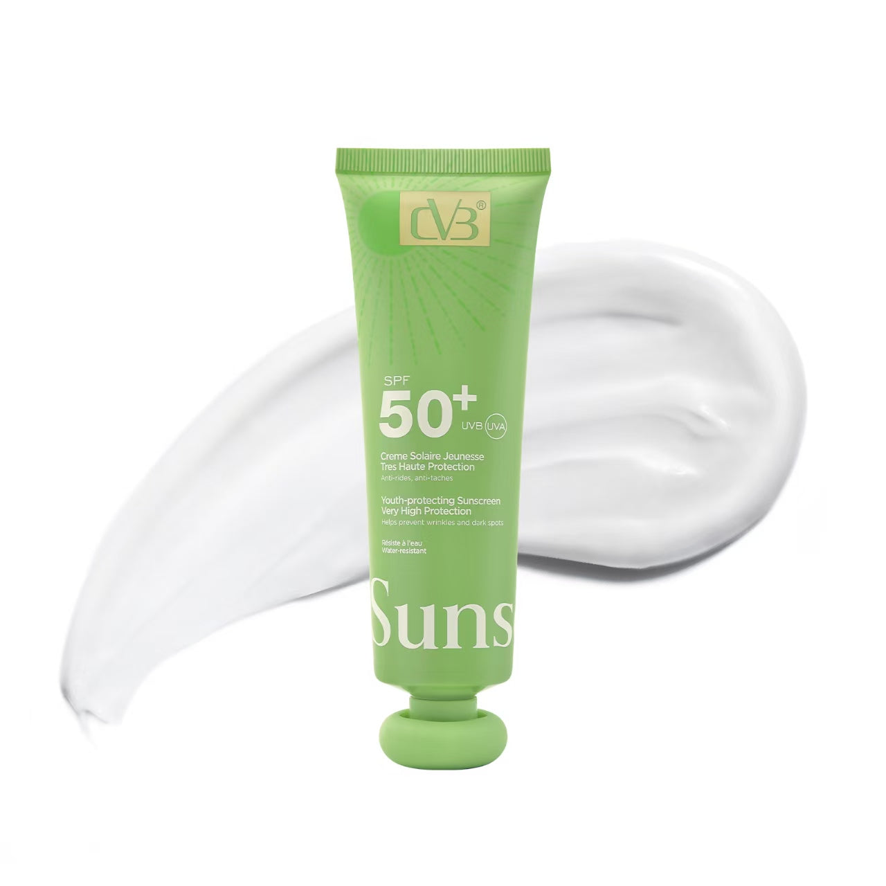 Cvb Sunscreen SPF S0+++ UVB UVA Youth-protecting sunscreen very protection wrinkles and Dark Spots c-240C