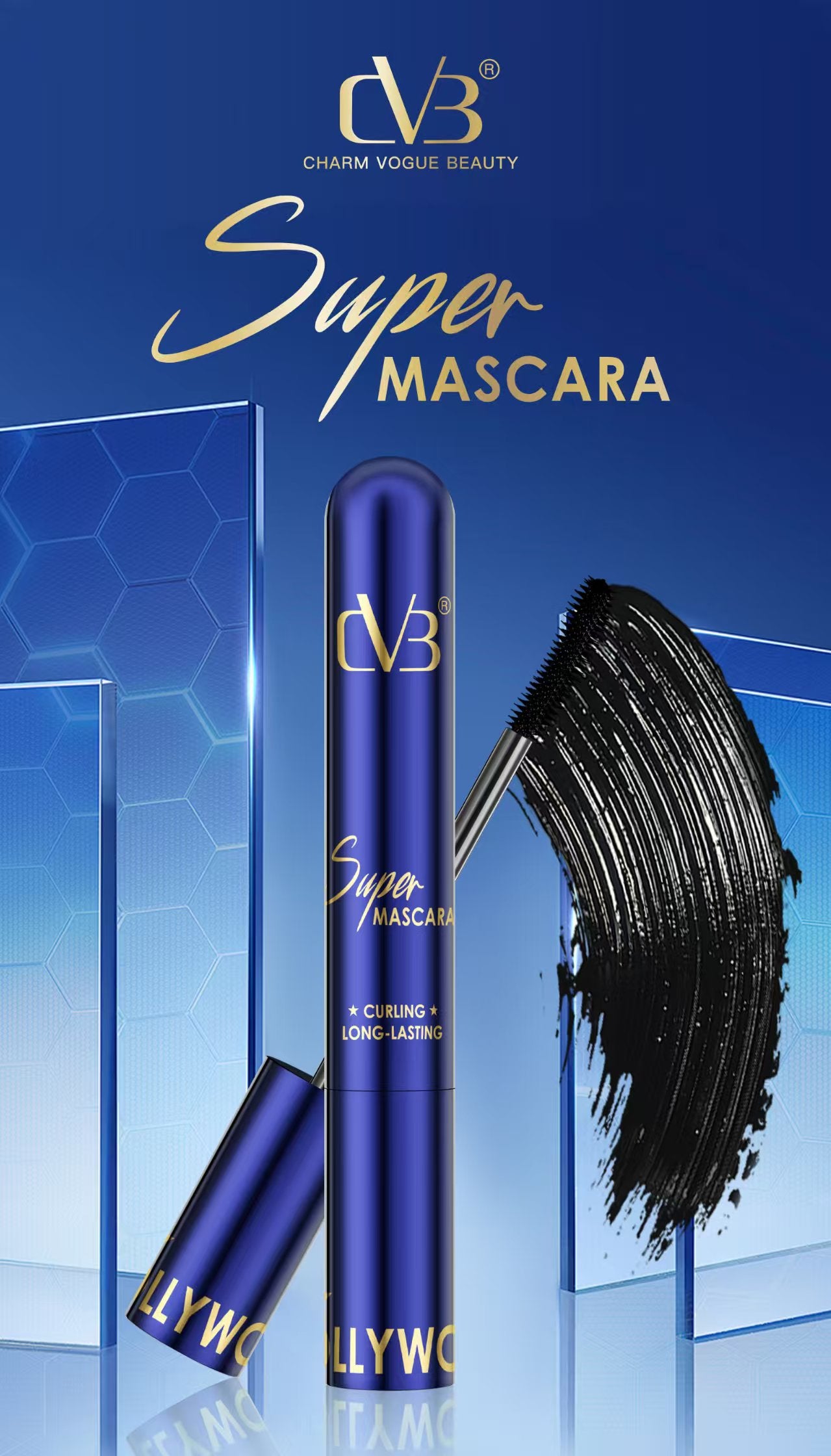 CVB SUPER MASCARA CURLING LONG-LASTING SERIES HOLLYWOOD  C248