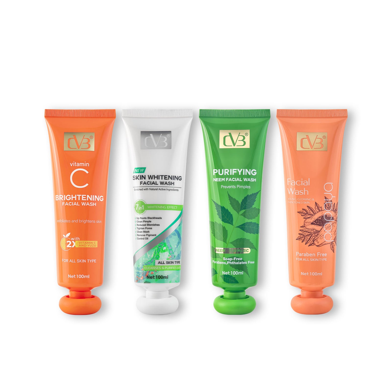 CVB FACIAL WASH YOUNG GLOWING & EVEN TONED SKIN  PARABEN FREE FOR ALL SKIN TYPE 100 ML  C244