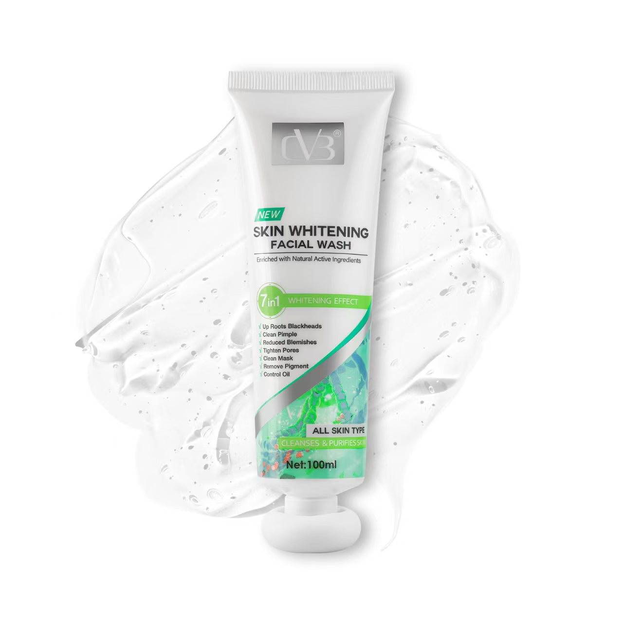 CVB FACIAL WASH YOUNG GLOWING & EVEN TONED SKIN  PARABEN FREE FOR ALL SKIN TYPE 100 ML  C244