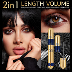 CVB  Twinning 2 In 1 Ultra Mascara  Length Volume 3D Thick Pretty c253