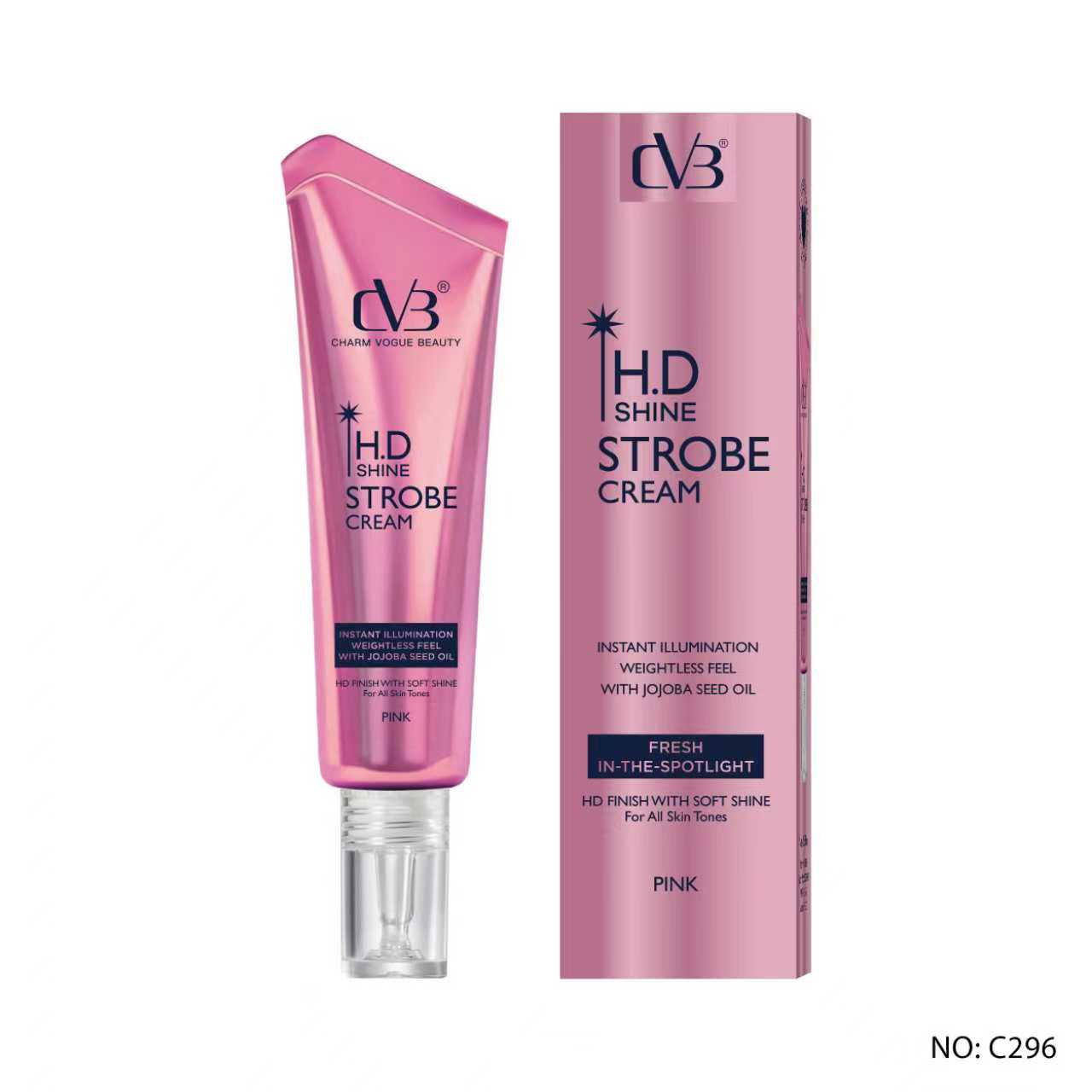 CVB C294 HD SHINE STROBE CREAM FRESH IN THE SPOTLIGHT FOR ALL SKIN TONES GOLD