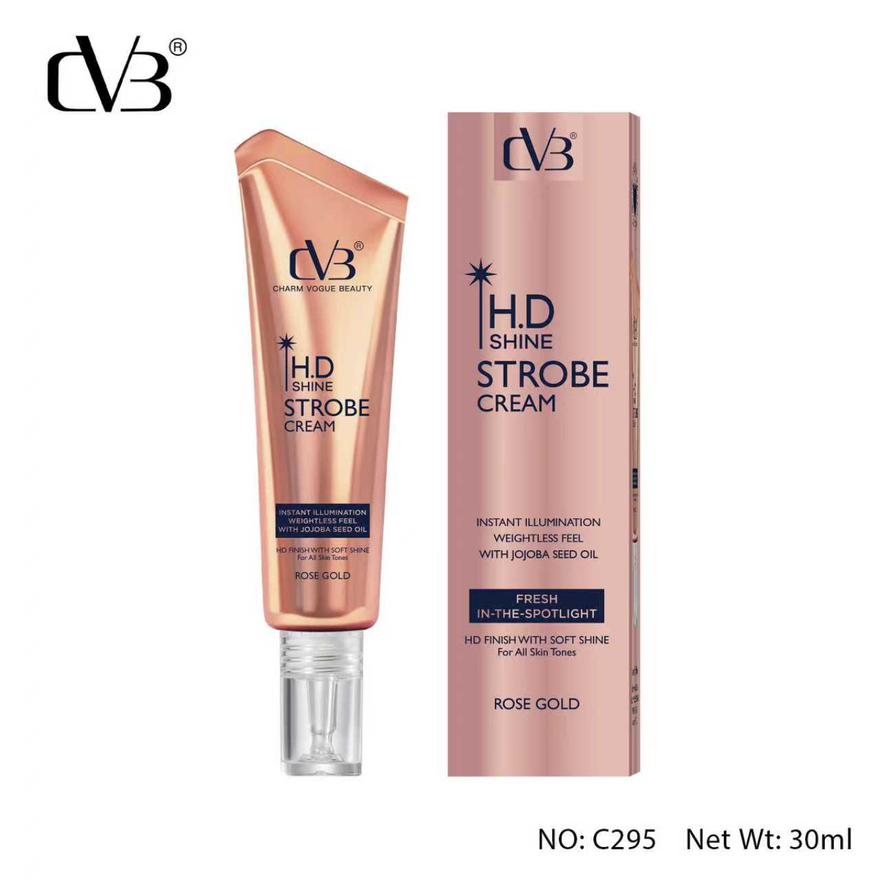 CVB C294 HD SHINE STROBE CREAM FRESH IN THE SPOTLIGHT FOR ALL SKIN TONES GOLD