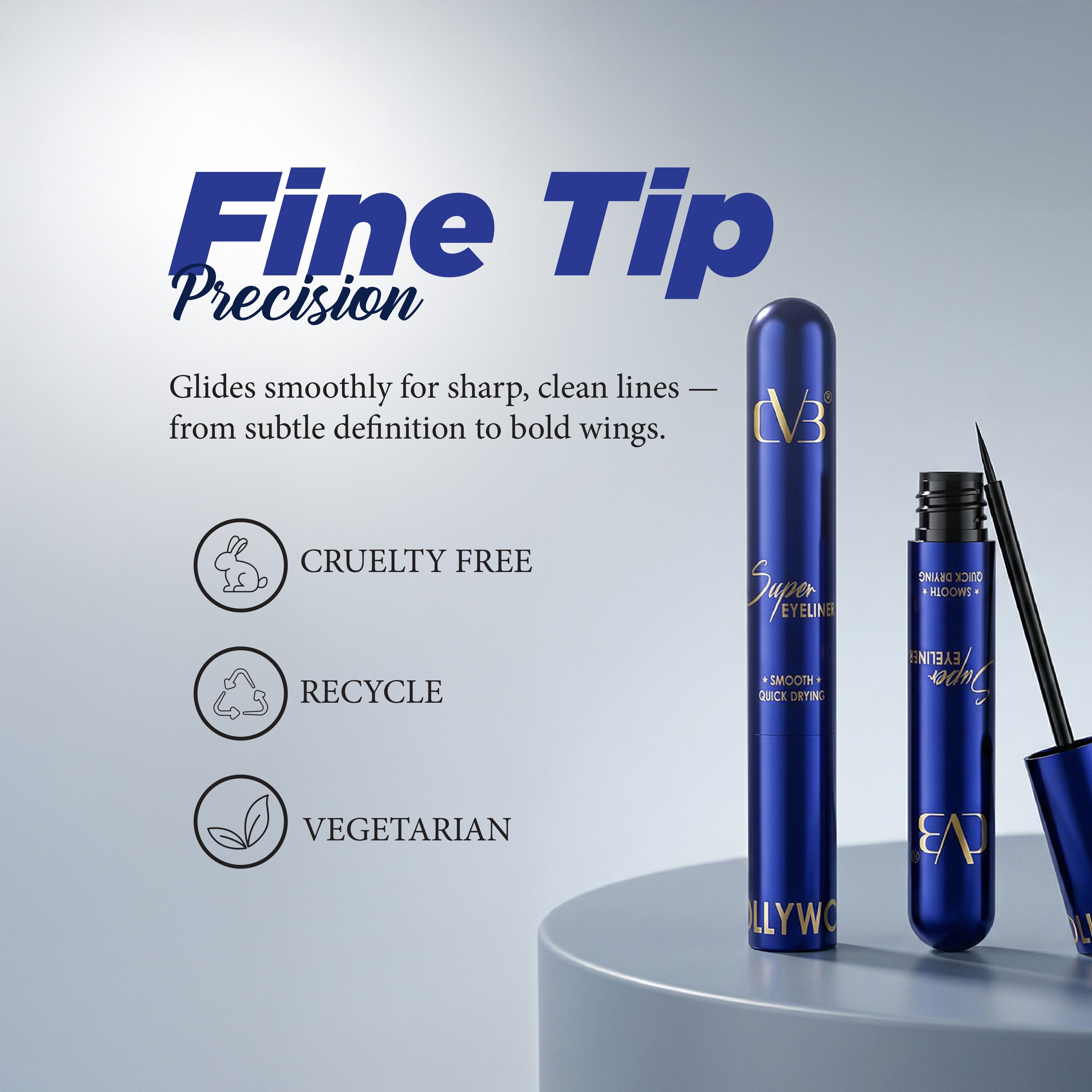 CVB SUPER EYELINER SMOOTH QUICK DRYING SERIES HOLLYWOOD C249